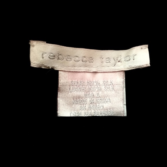 Rebecca Taylor Silk Skirt - Black - Picture 4 of 4